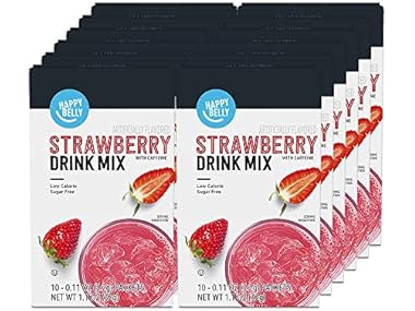 $1.59 1PK Amazon Brand - Happy Belly Drink Mix Singles dealfomo