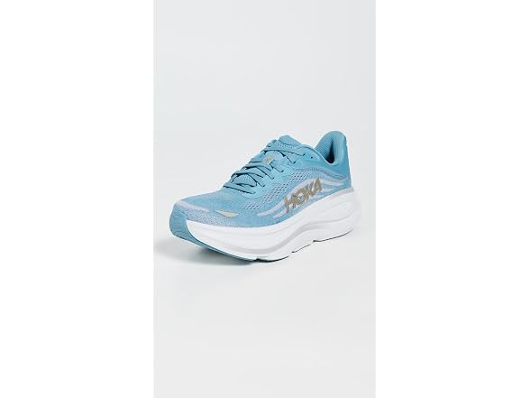 Hoka Women's Bondi 9 Raindrop/Ash Grey 8