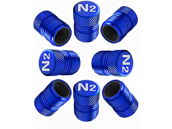 BAURATTI Tire Valve Stem Caps Blue