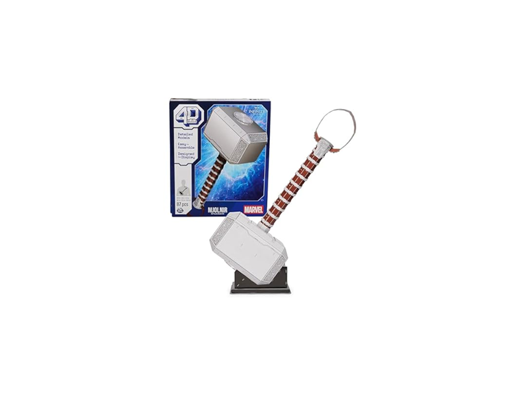4D Build 4D Build, Marvel Mjolnir Thor Hammer 3D