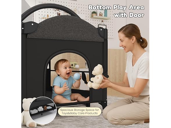 HOMMOW BC2133626054221 baby bassinet (Open Box)