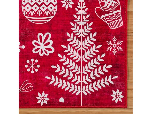 Gertmenian Holiday Runner 2x6 Cheer Red