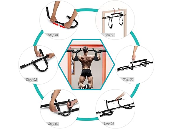 Yes4All Door Pull Up Bar, Hanging Bar