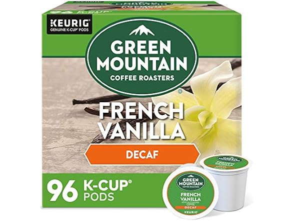 Green Mountain French Vanilla Decaf 96ct