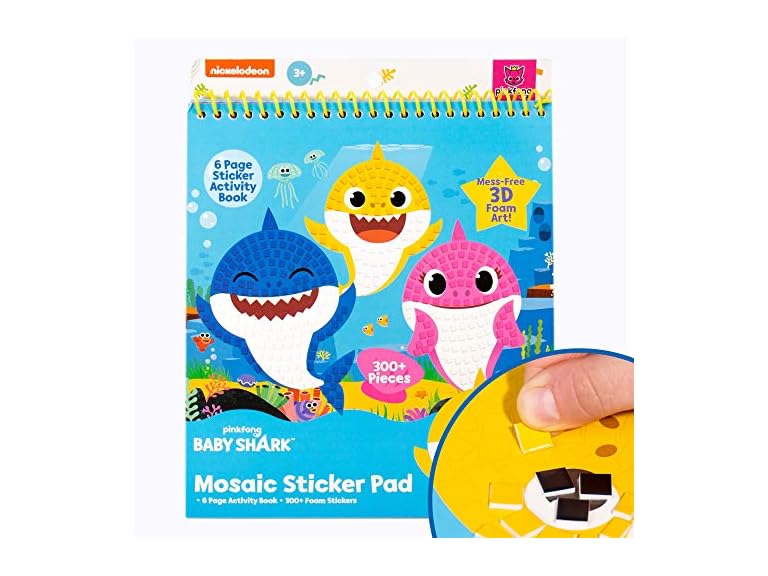 Baby Shark 3D Mosaic Stickers