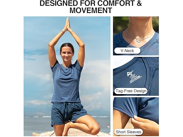 Kanu Surf Women's SS Navy Rashguard (M)