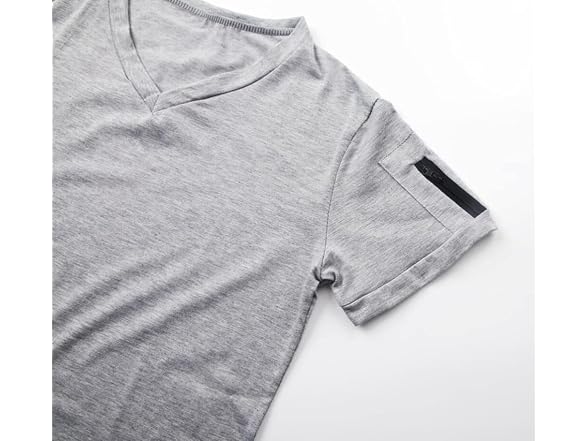 Gubidiao Men (4XL) V Neck Muscle Athletic Gym Top
