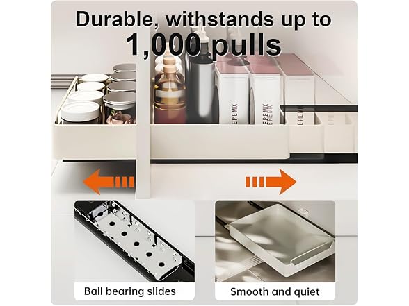 Pull Out Cabinet Organizer Fixed