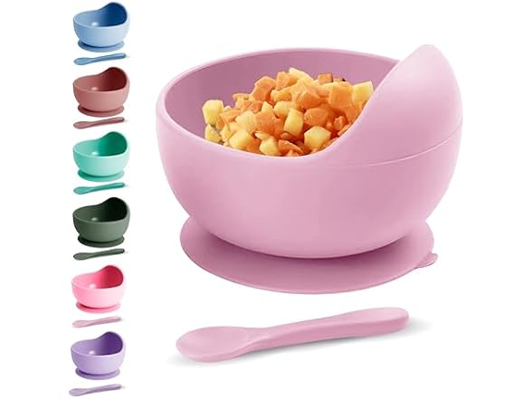 Xabono Baby Suction Bowls with Spoon