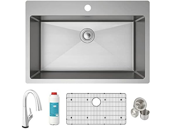 Elkay Crosstown 18 Gauge 33" x 22" x 9"