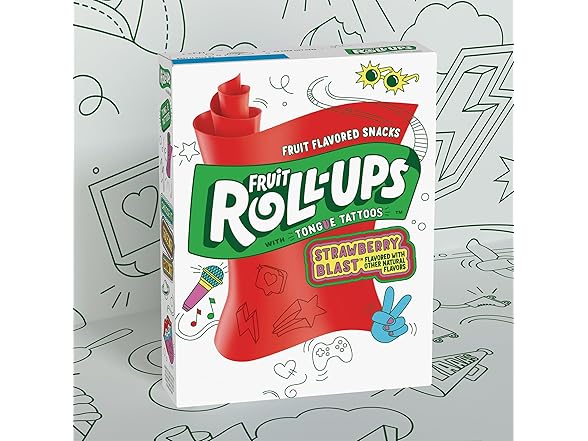 Fruit Roll-Ups Strawberry 10ct
