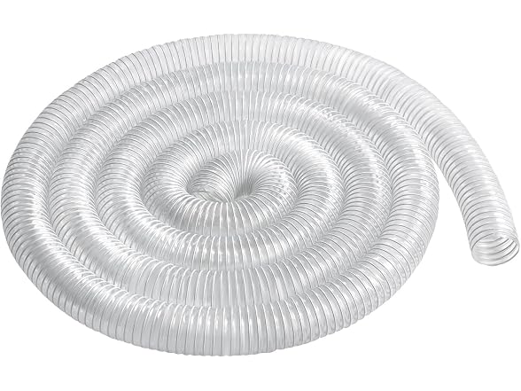 Dust Collection Hose, 2.5'' x 20', Thickened PVC