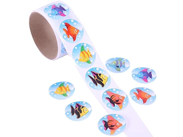 Rimobul Tropical Fish Roll Stickers