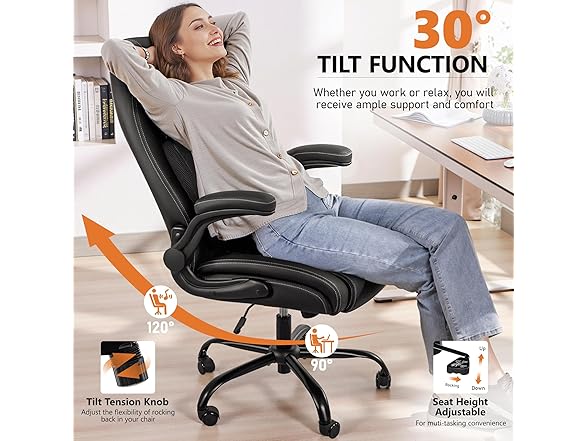 BESTFAIR W0893 Ergonomic Office Chair black 8180
