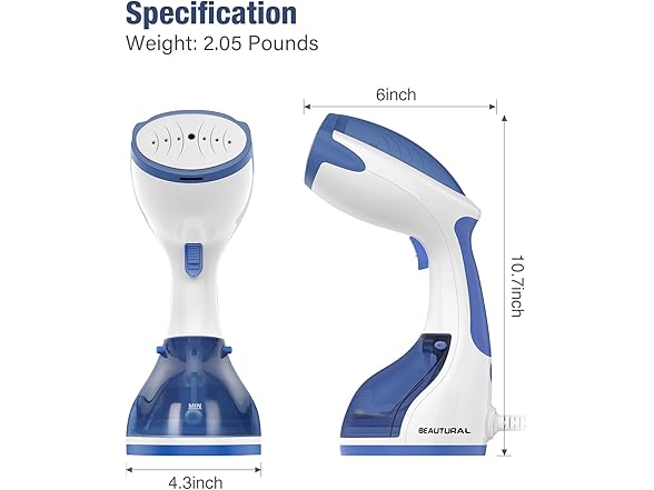 BEAUTURAL Steamer for Clothes