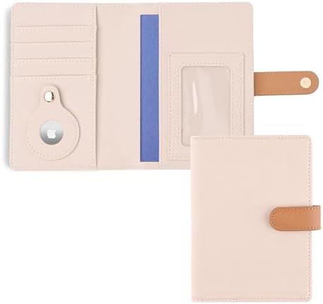 The Passport Wallet - Premium Travel Passport Wallet and Cover with Secure Magnetic Strap, Multiple Card Slots, & Concealed AirTag Slot- Ideal for International Travelers - Ivory