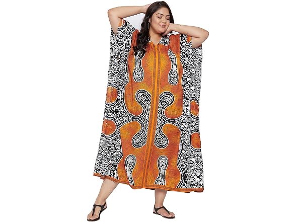 Oussum Women (One Size Plus) Ladies Kaftans Dress