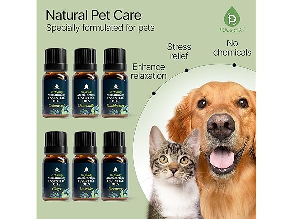 Pet Friendly Aromatherapy Essential Oils