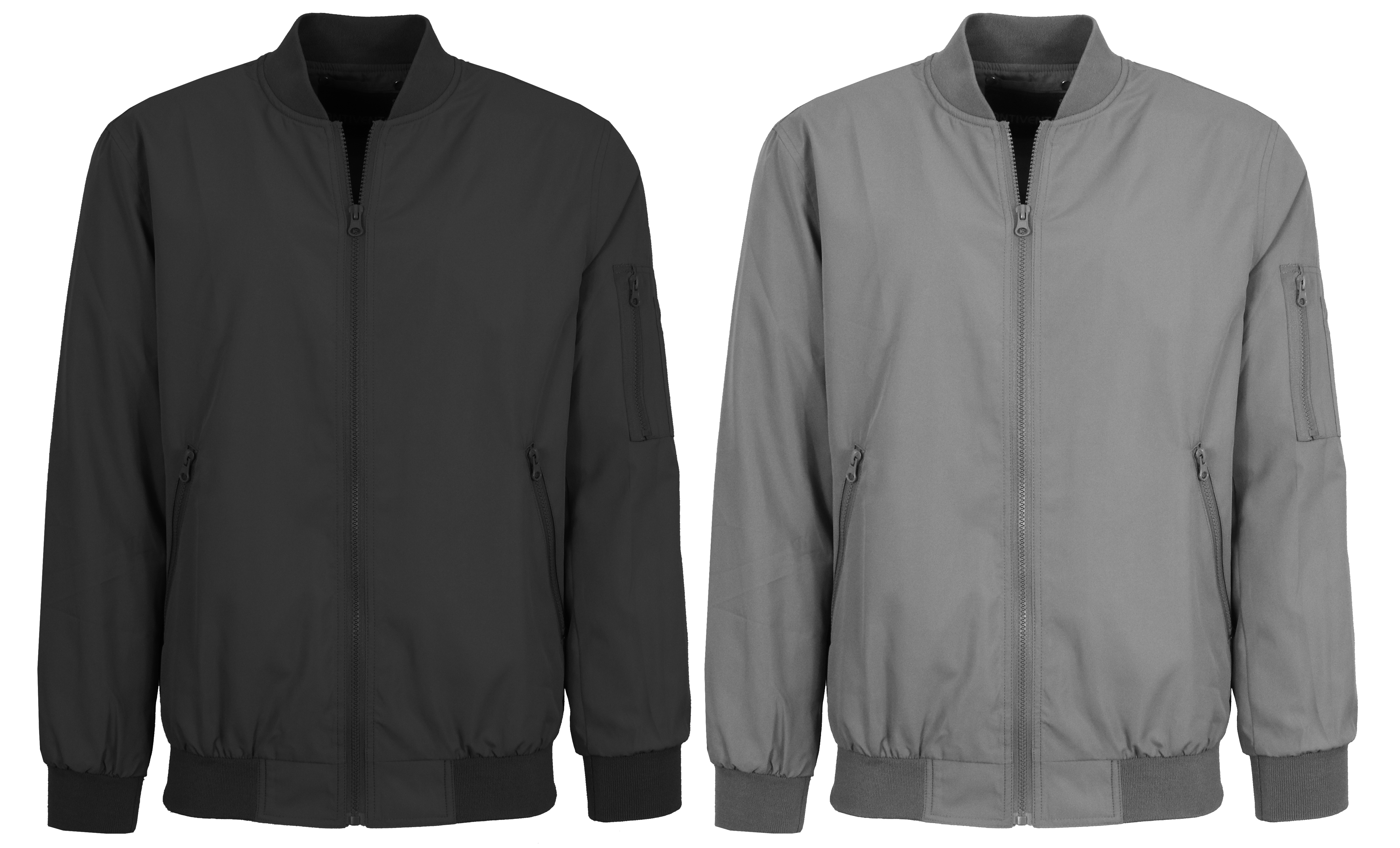 Mens Lightweight Bomber Flight Jacket (1 or 2Pk) - Gallery 27