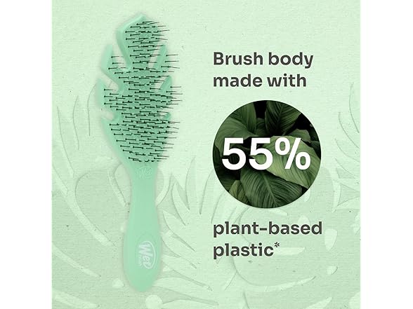 WetBrush Go Green Detangler Green