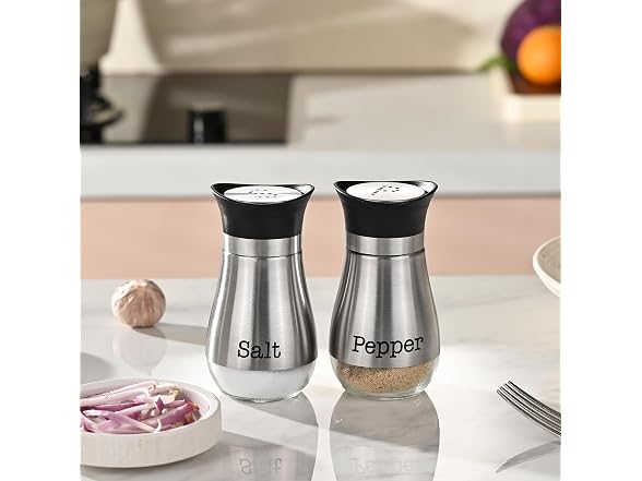 Fox Run Modern Salt and Pepper Shakers