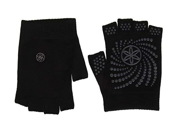 Gaiam Wb Super Grippy Yoga Gloves One All 1each
