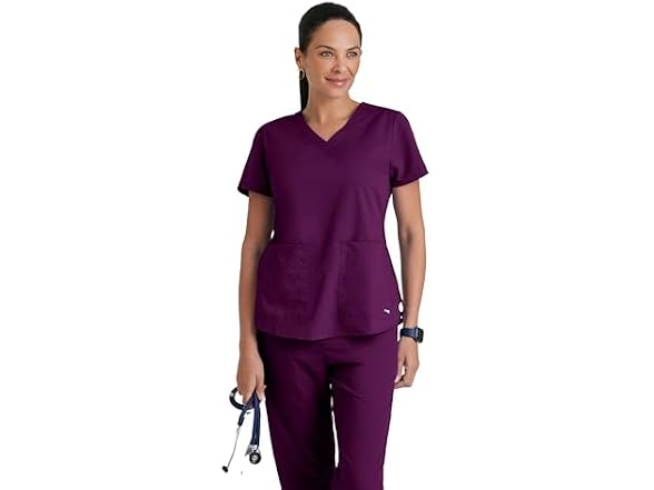 Barco Women (M) Grey's Anatomy Classic Aubrey Top