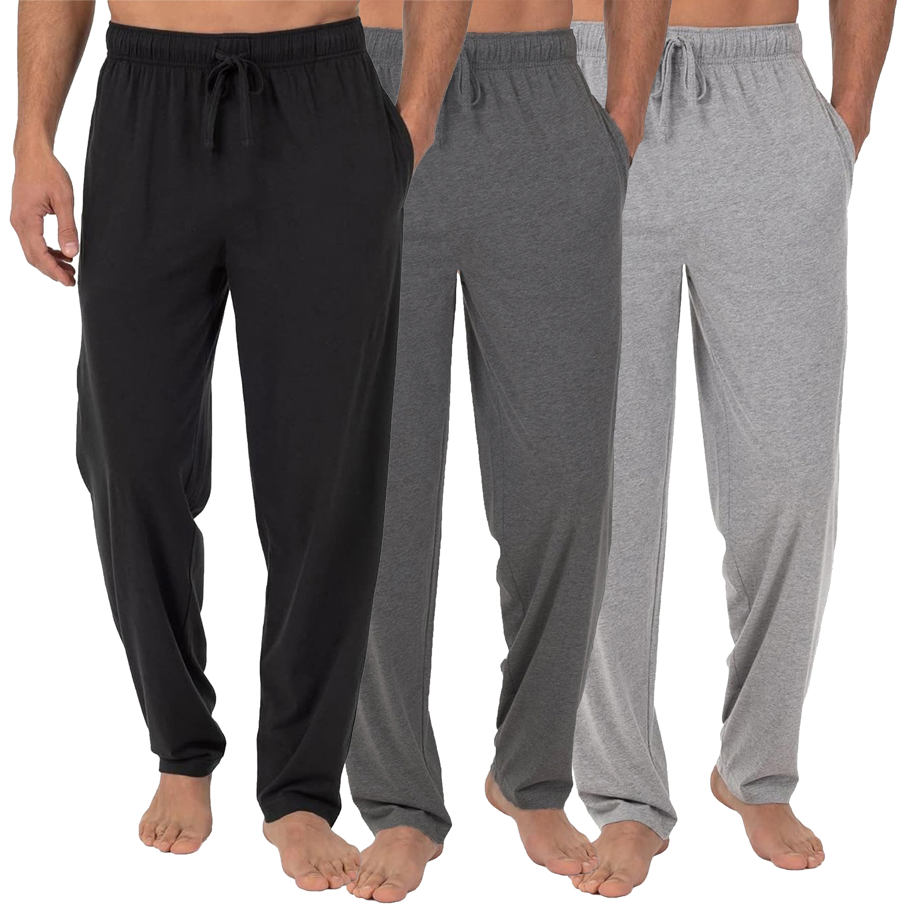 3Pk Mens Classic Lounge Pants - Gallery 9