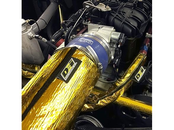 Air Tube Cover 3"-4" OD x 28"L Gold