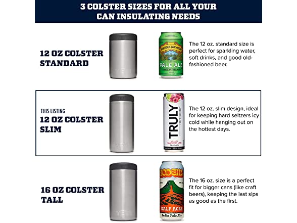 YETI 12 oz Rambler Colster Slim Can, Harvest Red