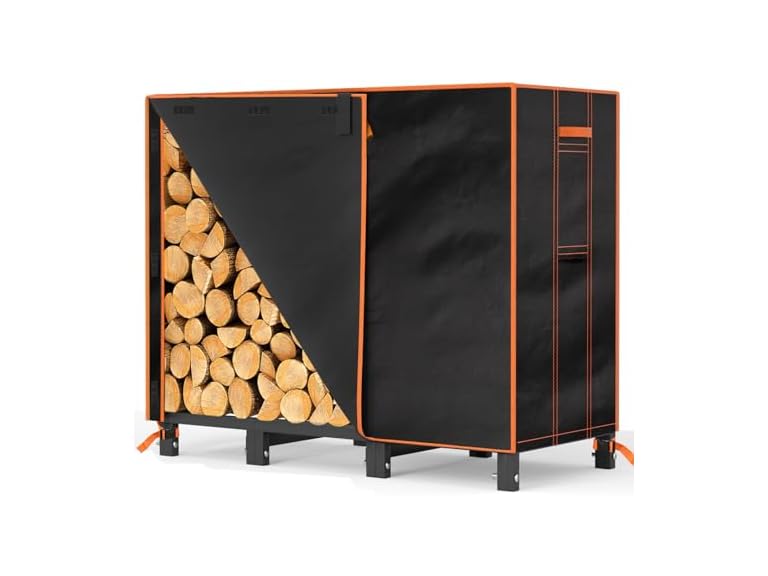 GREENER 4/2.6FRC 4FT(L)*2.6FT(H) Firewood Rack 