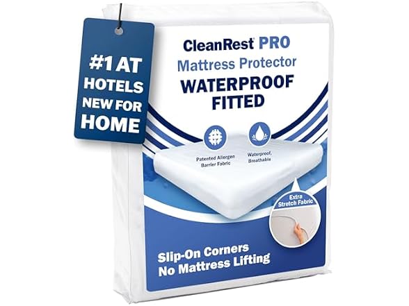 CleanRest Waterproof Mattress Fitted