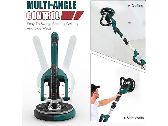 NEU MASTER Drywall Sander | 800W 6.5 Amp