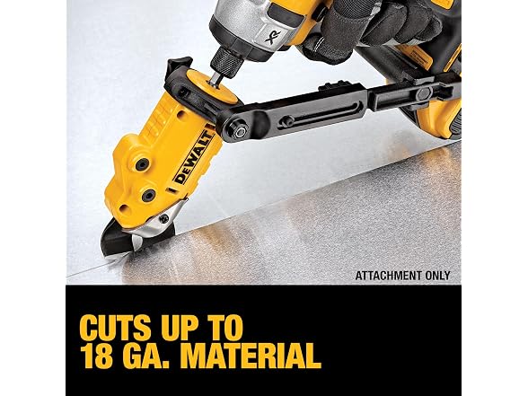 Dewalt DWASHRIR 18 Gauge Metal Shears Attachment, Impac