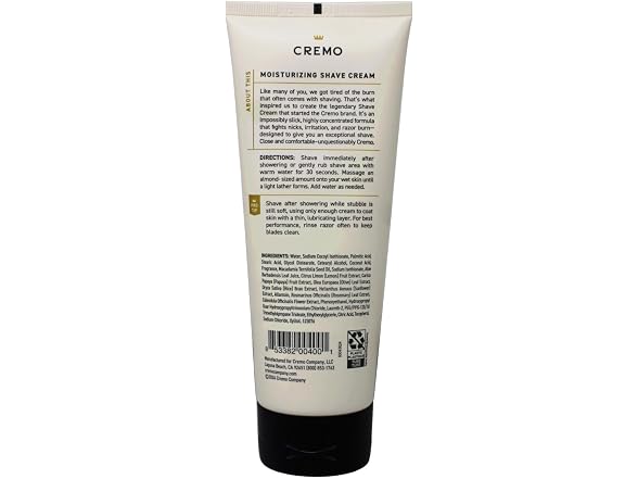 Cremo Shave Cream Classic Citrus Shaving Cream