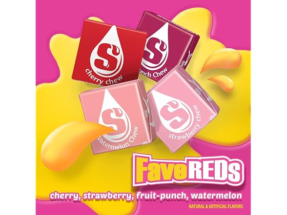STARBURST Fruit Chews Candy - FaveREDS Pack