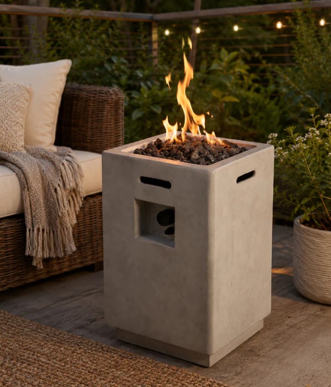 Hakol Pillar Fire Column Propane Gas Fire Pit - Gallery 10