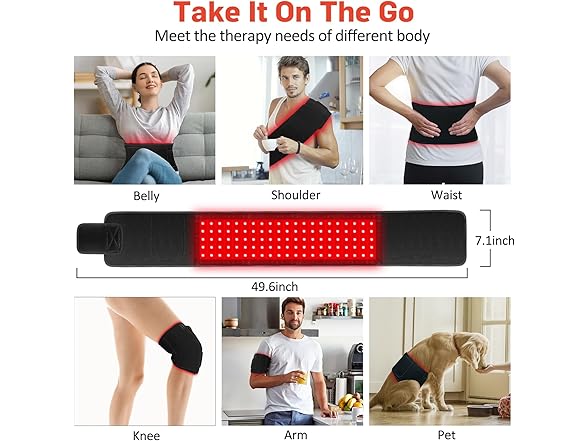 GMOWNW Red Light Therapy Belt