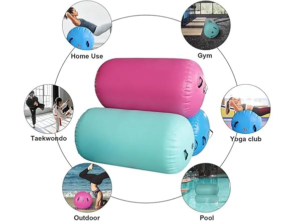 Air Roller Gymnastics Barrel 3.3ft * 35.4inch