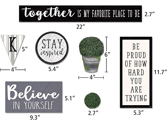 Teacher Modern Farmhouse Mini Bulletin Board