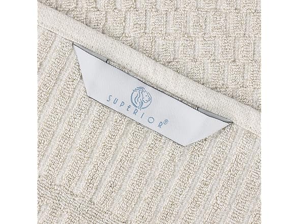Superior 12PC Juno Viscose Cotton Blend Small Towels