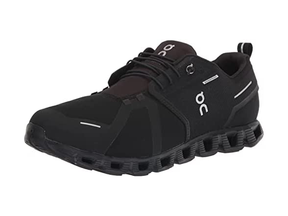 ON Men's Cloud 5 Waterproof Sneakers, All Black, 12 Medium US (Open Box)