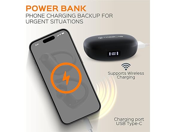 (NEW) TREBLAB X3 Pro Earhook Wireless Earbuds