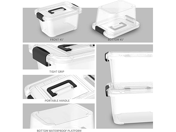 Cetomo 6Lx20 Pack Storage Boxes