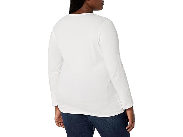 Just MY Size Women (2X) Women's Vneck Long Tee