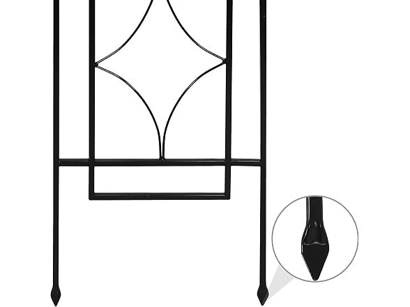 Sunnydaze 2-Piece Chic Diamonds Garden Trellis for Climbing Plants