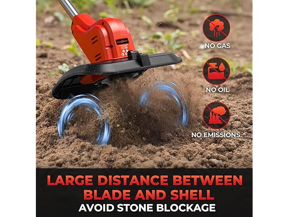 TREXEEN Cordless Tiller Cultivator