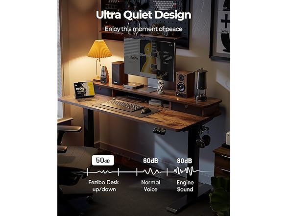 FEZIBO Height Adjustable Standing Desk