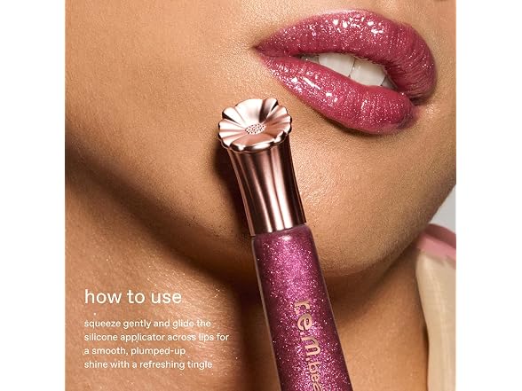 r.e.m. beauty Wicked Lip Gloss Plum Petals