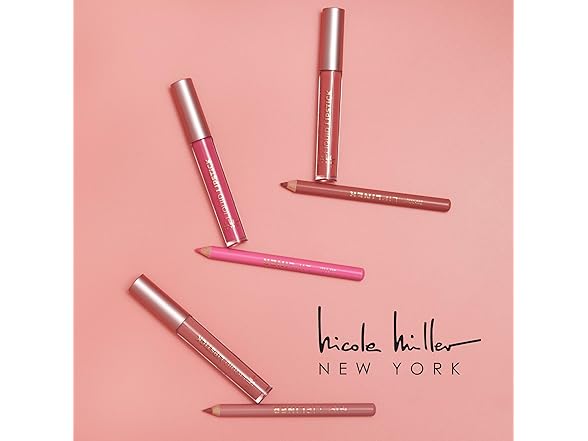 Nicole Miller Rosy Nudes Lip Collection
